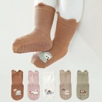 Baby Anti Slip Floor Socks Spring Autumn Cotton Kids Socks Cute Girls Cartoon Boys Infant Socks Childrens Clothes Accessories