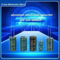 2-20pcs 50V 1UF 2.2 3.3 4.7UF 6.8 10UF 22 33 47UF 100UF 220UF 330 470U 680 1000UF 2200UF 4700UF Aluminum Electrolytic Capacitor