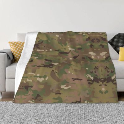 （in stock）Military camouflage pattern blanket 3D printing soft Flannel tactical camouflage blanket travel bedroom sofa blanket（Can send pictures for customization）