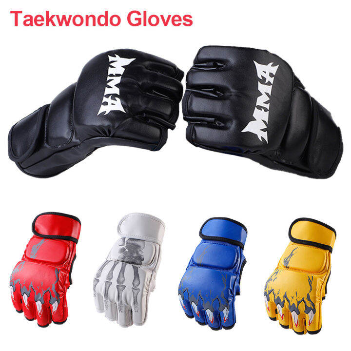 BETOP Thick Boxing Gloves MMA Gloves Half finger Sanda Taekwondo Fight