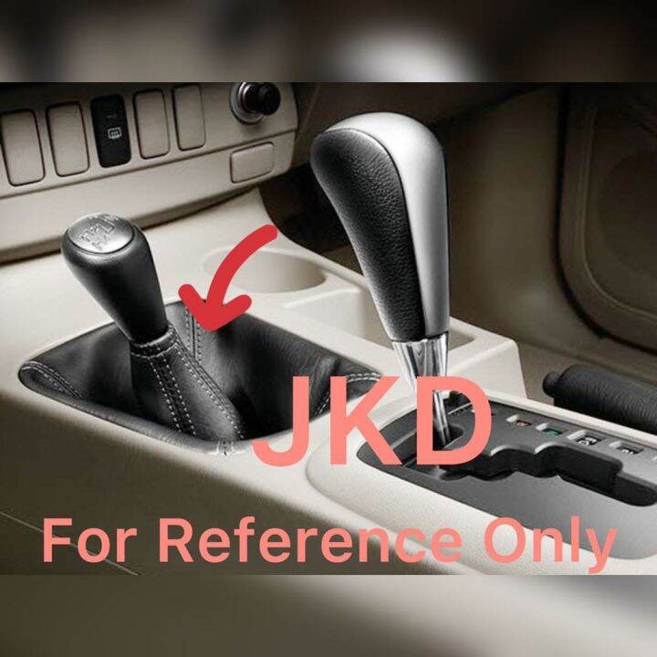 Low Gear Leather Shift Knob Boot Cover for Toyota Hilux Vigo 2005 2015