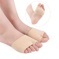 ✙◕ Gel Sleeve painful metatarsal heads Forefoot pads Supports Metatarsal relief calluses Cushion Half Sock Supports feet care Tool