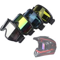 【LZ】ↂ☬  Óculos de esqui matizado para homens e mulheres óculos scooter ATV capacete óculos velar óculos off road motocross filmes podem substituição nova moda 2018
