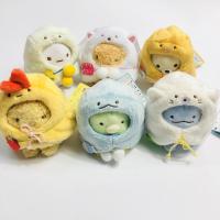 ตุ๊กตาผ้ากำมะหยี่ Sumikko Gurashi ของเล่นนุ่มยัดไส้เสื้อคลุมมุมตุ๊กตาสิ่งมีชีวิตของขวัญวันเกิด Z1S5