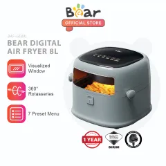 Bear 3L Electric Air Fryer Oven 1350W Intelligent Deep Airfryer without Oil  Home Healthy Air Fryer 360 Baking Oilless Cooker