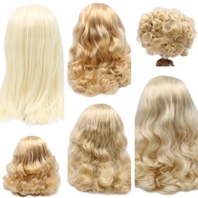 RBL ICY DBS Blyth Doll Scalp Blonde hair Wigs Including the hard endoconch dome series.53