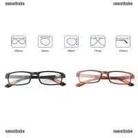 Retro Square Frame No Line Bifocal Progressive Clear Lens Reading Glasses Uni