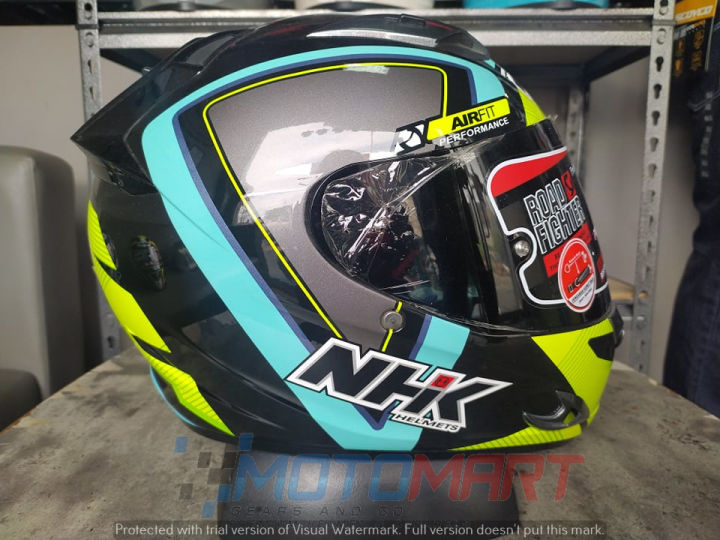 NHK HELMET RACE PRO PROTON (BLACK / YELLOW) | Lazada PH