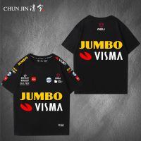 2023High quality new style original Jumbo team cycling uniform team 2022 new Tour de France T-shirt summer short-sleeved custom