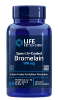 Life Extension Specially-Coated Bromelain 500 mg / 60 Enteric-Coated Vegetarian Tablet