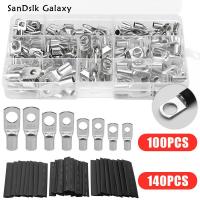 SanDslk Galaxy ลวดทองแดง240ชิ้น Lugs ปลายสายแบตเตอรี่สายทองแดงแบตเตอรี่โลหะ Lugs ชุดจัดประเภทสำหรับสายแบตเตอรี่รถยนต์ปลายสายแบตเตอรี่ลวดทองแดง Lugs สำหรับบ้าน