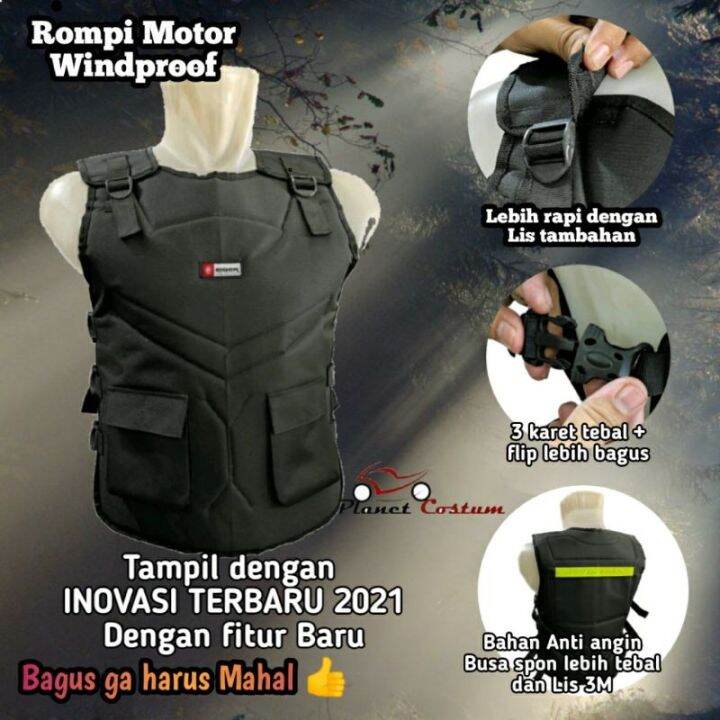 codtheresa-finger-hitam-the-latest-pc21-motorcycle-vest-windproof-the-latest-model-of-the-best-black-windproof-bikers-touring