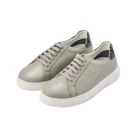 Womens Vegetable Leathers Sneakers รองเท้าผ้าใบหนังของผู้หญิง