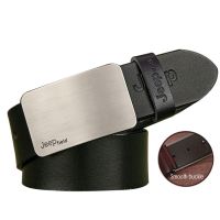 【jw】▼❏  Cintos de couro genuíno vaca para homens fivela vintage marca luxo alta qualidade design masculino nova moda