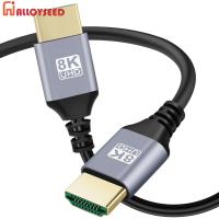 สาย8K UHD Ver 2.1 HDTV 48Gbps HDMI-รองรับสาย HDMI 2.1สายเคเบิ้ลดาวเทียม Ultra HD สำหรับโปรเจ็คเตอร์แล็ปท็อป