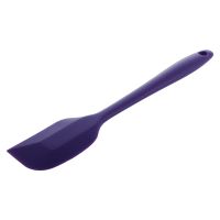 Silicone Spatula Spoon Kitchen Utensil Cake Mixer Cooking Baking Mixer Scraper(Purple)21CM