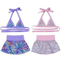 Mermaid Puppy Dog Bikini Swimsuit Dog Beach Dressing Tutu Dresses Dog Bathing Suit for Small Dogs Cat Pet Summer Clothes Costume Dresses