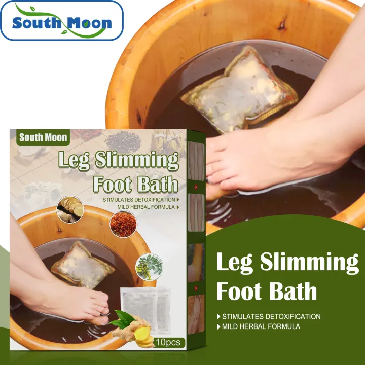 【hot Sale】south Moon Leg Slimming Foot Bath Bag Ginger Lymphatic Detox 