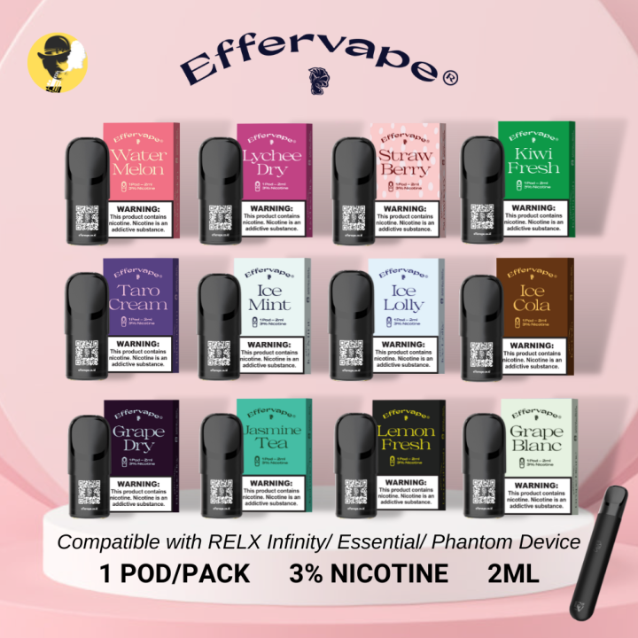 [RELX POD Compatible] EFFERVAPE 1pcs compatible with 4/5 Infinity