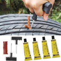 ☒❀ Car Tire Repair Tool Set with Glue Rubber Stripes Tools for Motorcycle Bicycle Tubeless Tyre Puncture Quick Repairing Kit