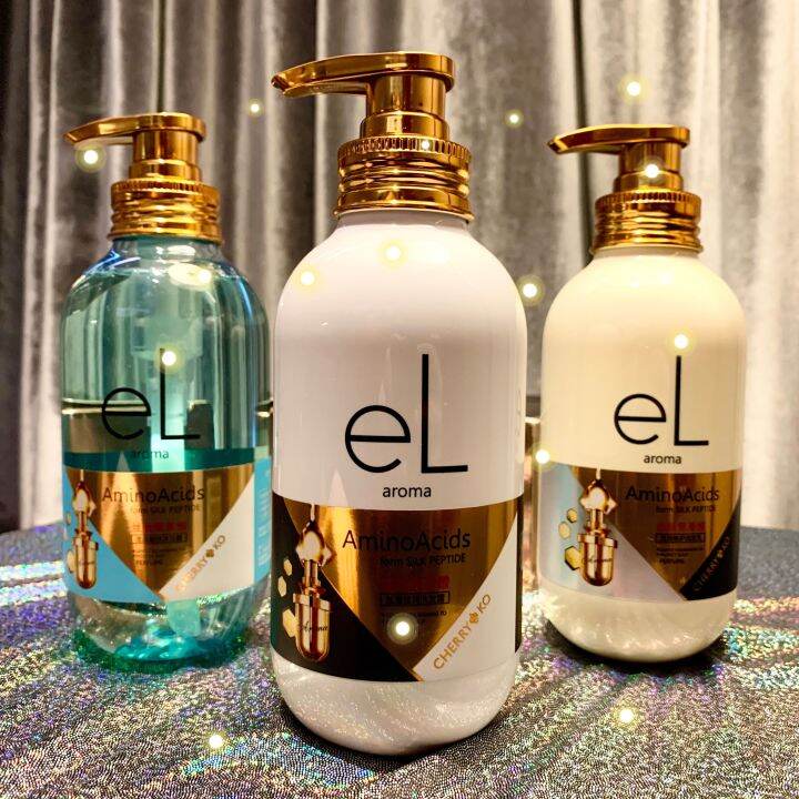 Li Jiaqi amino acid shampoo conditioner shower gel set with