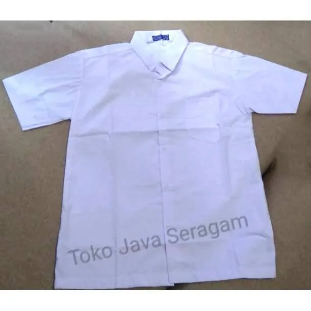 Baju Sd Smp Sma Polos Kemeja Putih Lengan Pendek Merk Seragam Sekolah