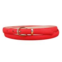 Candy Color Women Belt Thin Pu Leather Belt Female Waistband