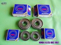 "NSK" HONDA XL125 year 1982-1987 FRONT &amp; REAR WHEEL BEARING SET “ JAPAN “ #ชุดลูกปืนล้อหน้าหลัง ลูกปืน สินค้าญี่ปุ่น