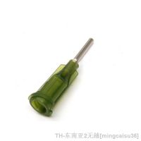 hk❀□♗  Olivaceous Blunt Dispensing Needles  Needle Tips for Gluing Jewelry Dispenser 1/4  14 Gauge