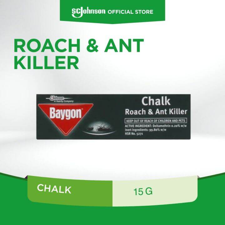 Baygon Roach & Ant Killer Chalk 15g Lazada PH