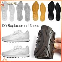 YESHE 1Pair ทนทานต่อการใช้งาน ชุดป้องกันการสึกหรอ แผ่นยางรอง รองเท้าทดแทน DIY สติกเกอร์รองเท้ากีฬา ซ่อมแซมด้วยเครื่องมือ พื้นยางหนา