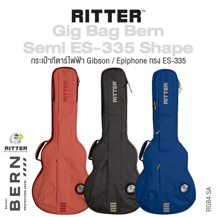 Ritter™ RGB4-SA Gig Bag Bern for 335 Electric Guitar กระเป๋ากีตาร์