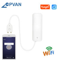 CPVAN WiFi Tuya Water Leakage Sensor Home Alarm Water Leakage Sensor Detector Flood Alert Overflow Security Alarm System