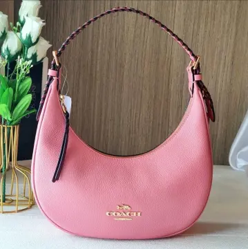 Leather crossbody bag Coach Pink in Leather - 25117353