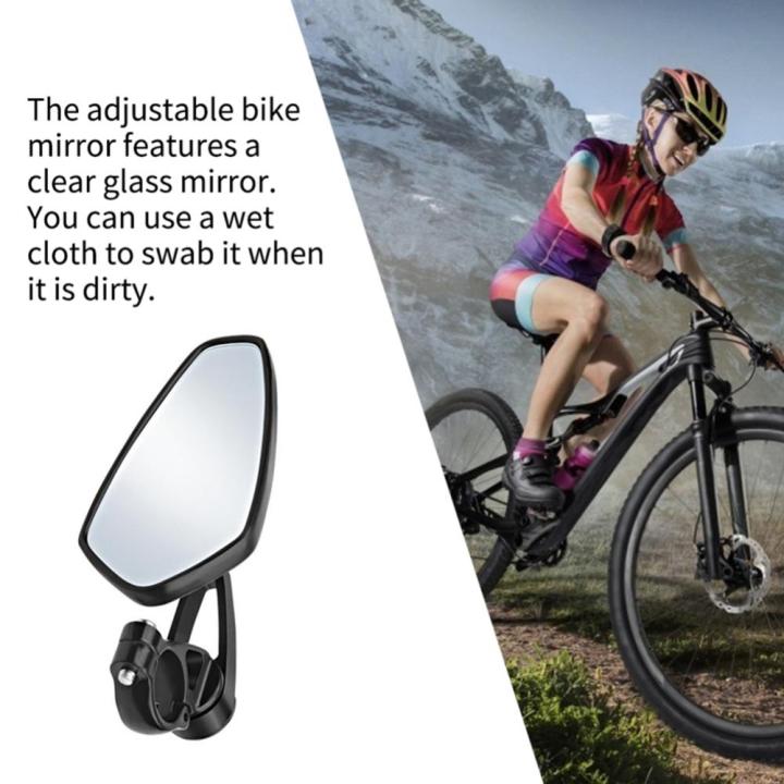 กระจกมองหลังกระจกด้านข้างจักรยาน-universal-รถจักรยานยนต์กระจกมองหลังจักรยานไฟฟ้าอะลูมินัมอัลลอยอุปกรณ์เสริมมอเตอร์ไซค์