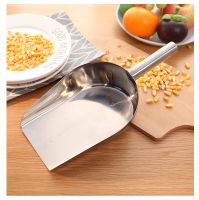 ✴✵ Stainless steel flat shovel ice milk tea shop supermarket coffee grain multi-purpose food rice flour