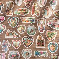 50PCS Victoria Angel Stickers Crafts And Scrapbooking  Book Student label Decorative Sticker DIY Stationery Stickers  Labels