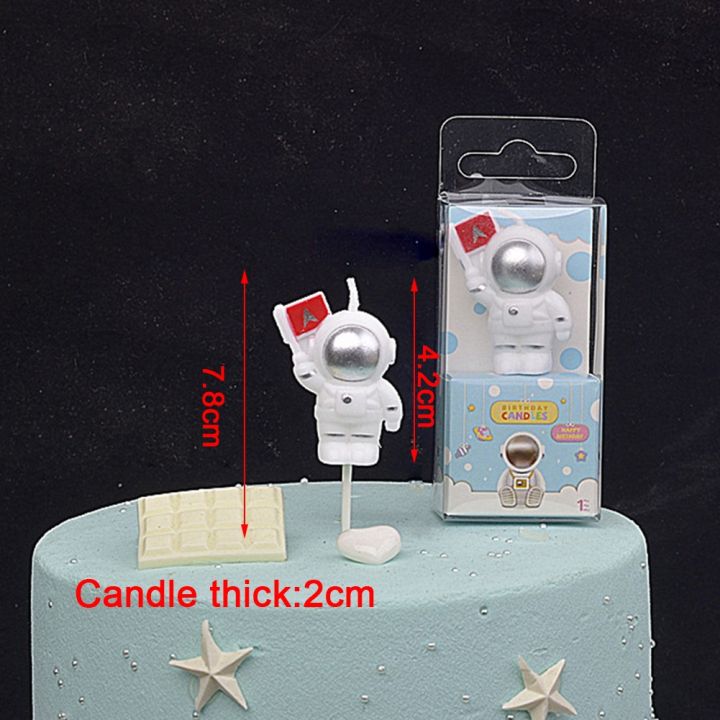 space-astronaut-candle-birthday-party-cake-decoration-boy-girls-spaceship-cartoon-candles-cake-topper-home-decor