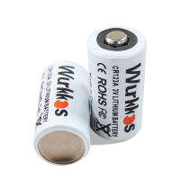 Wurkkos 2PCS 3V แบตเตอรี่ CR123A CELL 1300mAh แบตเตอรี่หลักแบบแห้งสำหรับ WKC06 WKC05และของเล่นกล้องอเนกประสงค์