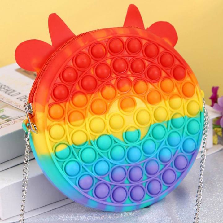 bmwa-พร้อมส่ง-pop-fidget-ของเล่นไหล่กระเป๋าซิลิโคน-macaron-rainbow-push-bubble-fidget-sensory-ของเล่นของขวัญการฝึกอบรมสำหรับออทิสติกเด็กผู้ใหญ่