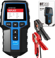 เครื่องทดสอบแบตเตอรี่24V 12V Load Tester, TOPDON BT200 100-2000CCA เครื่องทดสอบกระแสสลับยานยนต์ Digital Auto Battery yzer Charging