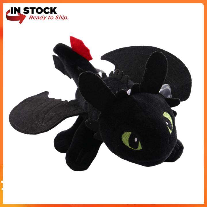 Ulight Toothless Night Fury Figure Soft Plush Dragon Doll for Ages 4+ Girls Boys Lazada PH