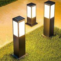 【LZ】❦■❐  E27 Outdoor Solar Caminho Luz LED impermeável Jardim Paisagem Bollard Iluminação para Path Lawn Pátio Pátio Pátio Driveway Decor