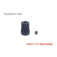 Tarot 450 \ 470 \ 380 \ X3 Motor Pinion Helical Gear เกียร์เหล็ก 3.5mm 11t /12t /13t Rc Helicopter Parts-czechao