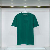 【100% Cotton】AlexanderWangs รอบคอ3D Letter Bump นูนสั้นเสื้อยืด Unisex High-End สบายแฟชั่นแบรนด์2023อินเทรนด์ Tee Tops