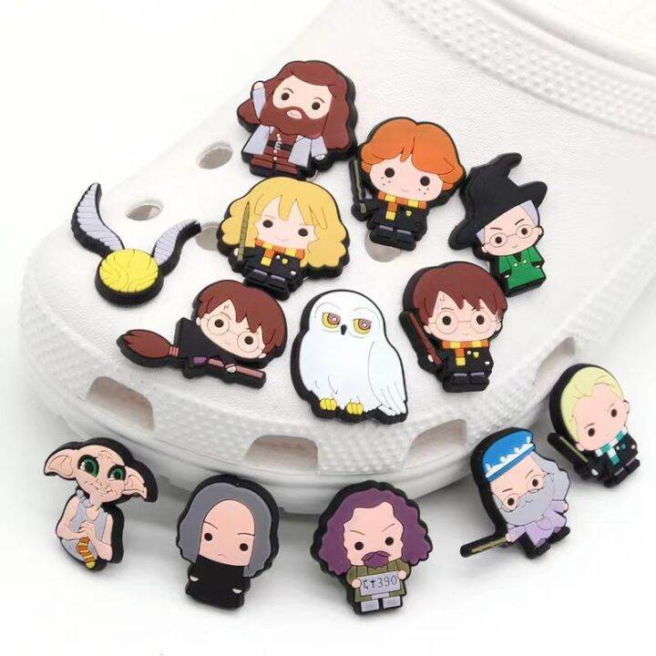 Harry Potter Series Cute Cartoon Shoe Decoration Jibbitz for crocs ...