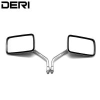 10mm Motorcycle Rear View Mirrors Adjustable Rectangle Aluminum Rearview Mirrors Safety Reminder Universal Accessories For Moto Mirrors