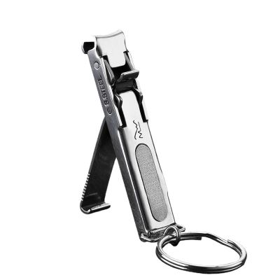 1PC Foldable 0.5cm Ultra thin Portable Stainless Steel Nail Toe Cutter Trimmer Scissor Manicure Pedicure Tool Fingernail Clipper