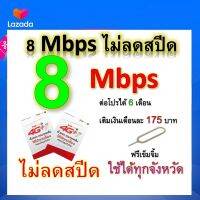 ซิมโปรเทพ 8  Mbps ไม่ลดสปีด เล่นไม่อั้น +โทรฟรีทุกเครือข่ายได้ แถมฟรีเข็มจิ้มซิม