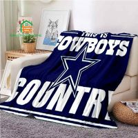 American Football Team Dallas Cowboys Fleece Blanket for Home Couch Bed Sofa Kid Adult All Season Blankets Gift